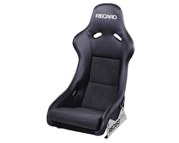 Recaro Pole Position Seat Black Vinyl/Grey Suede Silver Logo