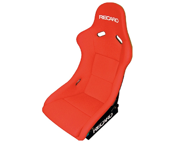 Recaro Pole Position Seat Red Velour/Red Velour Black Logo