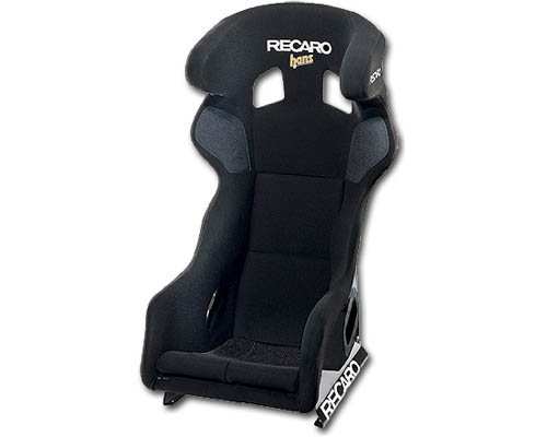 Recaro Pro Racer Hans XL Spa Carbon Kevlar Seat Black Velour/Black Velour