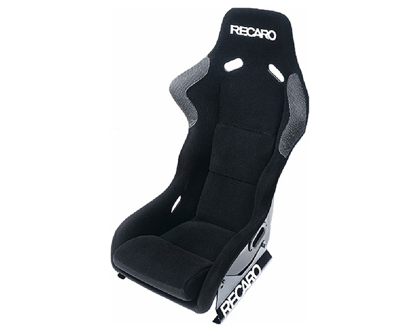 Recaro Profi XL Black Velour/Black Velour White Logo