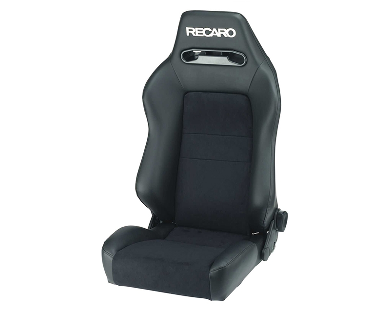 Recaro Speed S Seat Black AM Vinyl/Black AM Vinyl Silver Logo