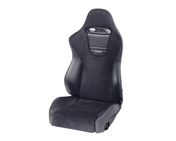 Recaro Sport Left Seat Balck Vinyl/Black Suede Silver Logo