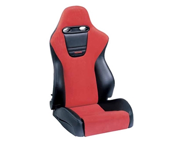 Recaro Sport Right Seat Balck Vinyl/Red Suede Red Logo