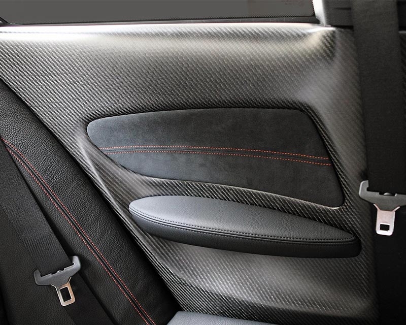 RevoZport Carbon Interior Door Panels Rear Pair BMW 1 Series E82 08-14