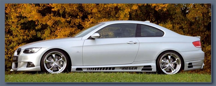 Rieger Carbon Look Side Skirts w/ Intakes BMW E92 & E93 07-11