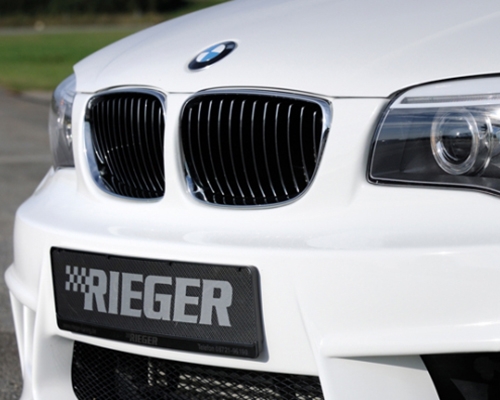 Rieger Front Grill after facelift LH ( Chrome/Black) BMW E82/88 11-13