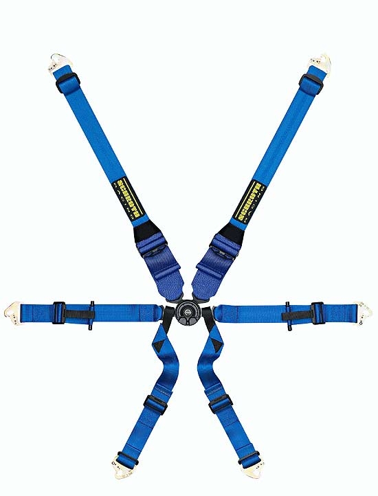 Schroth Racing Hybrid II HANS Blue Belt