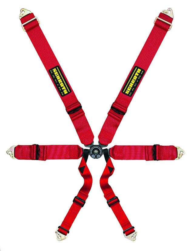 Schroth Racing Hybrid III Red Belt