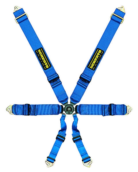 Schroth Racing Profi III 6 Blue PU Belt LA-Snap