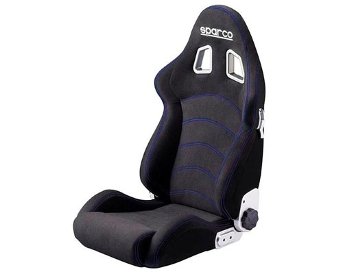 Sparco Black and Blue Stitching R505 Street Tuner Seat