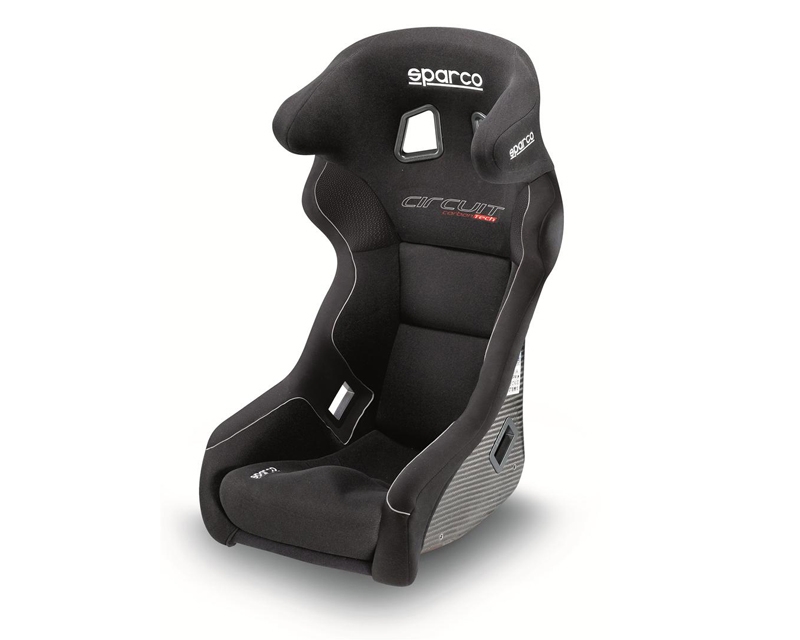 Sparco Black Circuit Competition Racing Seat w/Carbon Fiber Shell