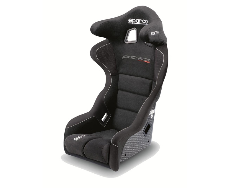 Sparco Black Pro-ADV Competition Racing Seat w/Carbon Fiber Shell