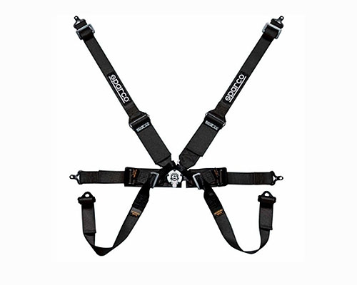 Sparco Competition 6-Point Formula Harness Black
