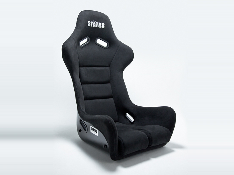 Status Racing Standard Ring GT-X Carbon Fiber Bucket Seat Ultrasuede - FIA Approved