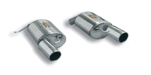 Supersprint Rear Exhaust Mufflers Dual Tip BMW E92 335i Coupe 07-11