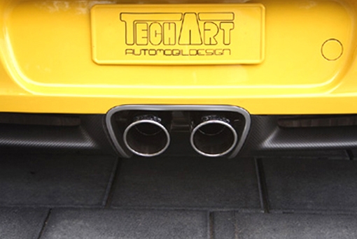 TechArt Carbon Rear Diffuser 3-Piece Porsche Cayman | Cayman S 987 06-13