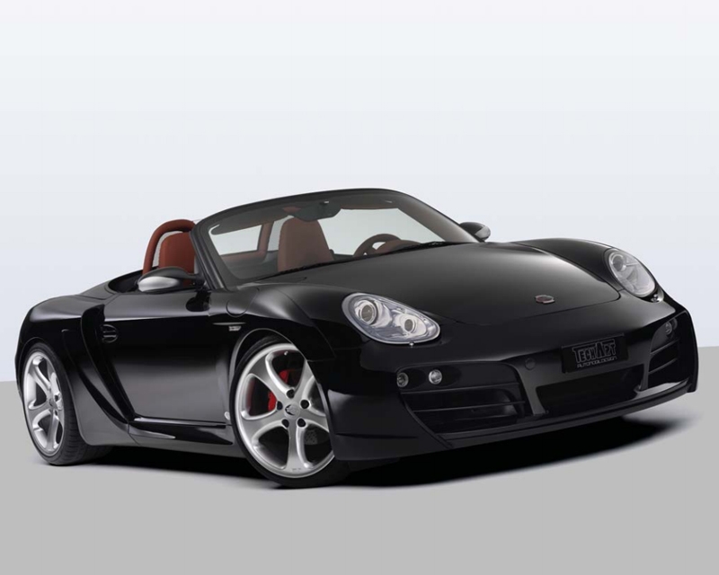 TechArt Wide Body Kit with Black Running Lights Porsche Boxster without OE DRL 05-12