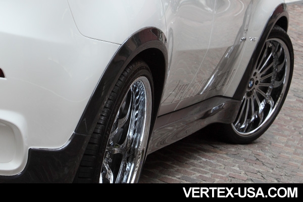 Vertex Vertice Carbon Fiber Front Fender Extensions BMW E71 X6 08-12