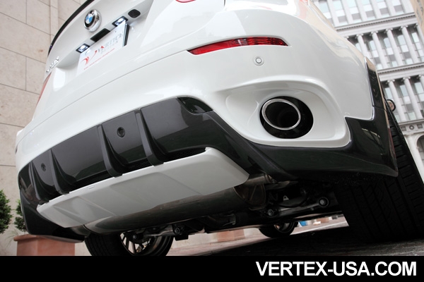 Vertex Vertice Carbon Fiber Rear Bumper BMW E71 X6 08-12